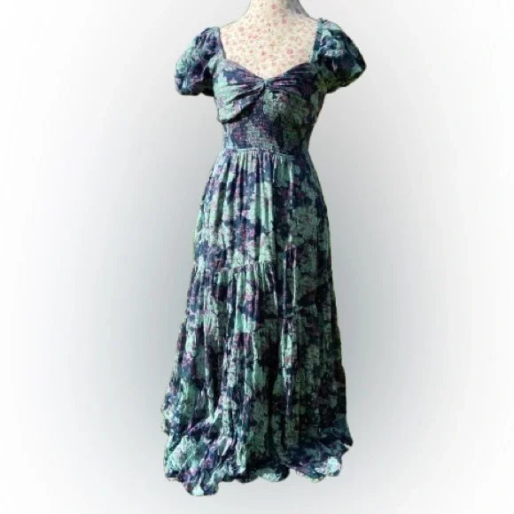 chinese dress ladies Free People Short Sleeved Sun Drenched